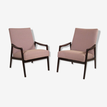 Paire de fauteuils restaurés, 1950's