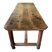 Old solid oak farmhouse table