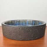 Large studio pottery bowl in modern mid-century Danish style by Bangholm, 1960s.