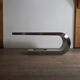 Rare Marzio Cecchi Steel Diapason Desk For Studio Most Firenze, 1970s