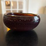 red and yellow Murano pocket vase