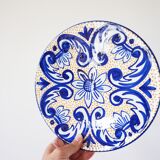 Spanish painted ceramic plate