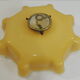 Suspension opaline vintage 1950