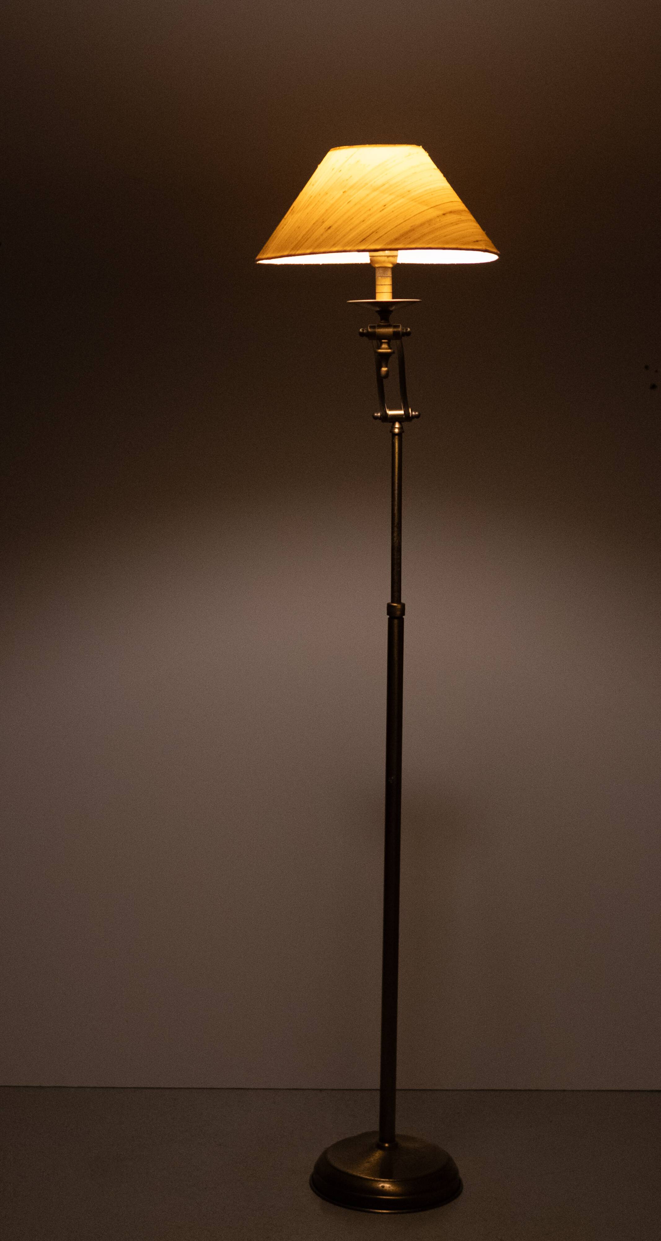 Classic Brass adjustable Floor lamp 1970s Germany