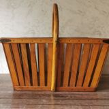 Ancien panier en bois