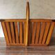 Old wooden basket