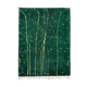 Modern Moroccan carpet green