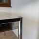 Bureau USM Haller en stratifié gris perle
