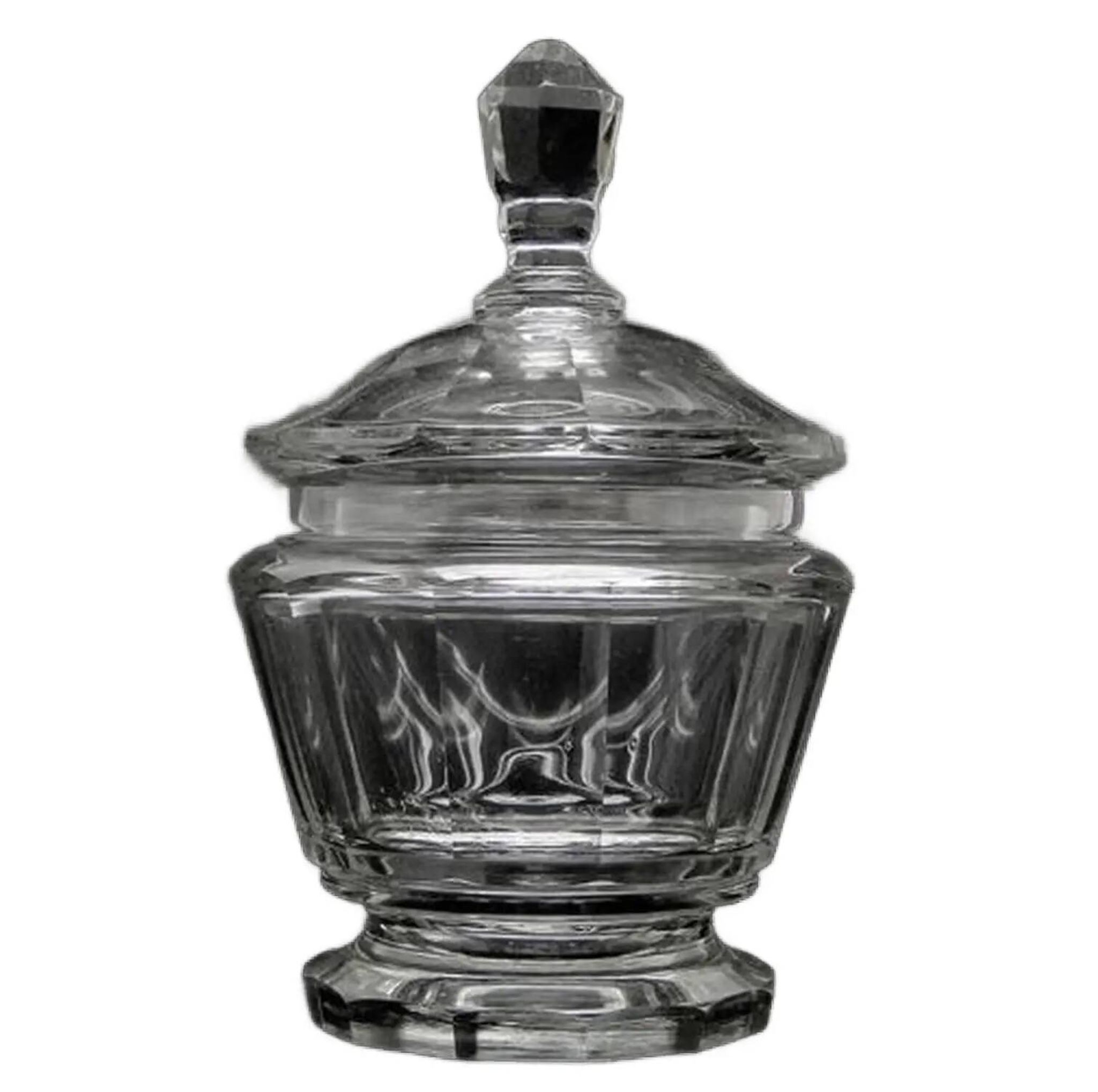 Art Deco bonbonniere, crystal, Moser, Czechoslovakia, 1930s