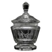 Art Deco bonbonniere, crystal, Moser, Czechoslovakia, 1930s