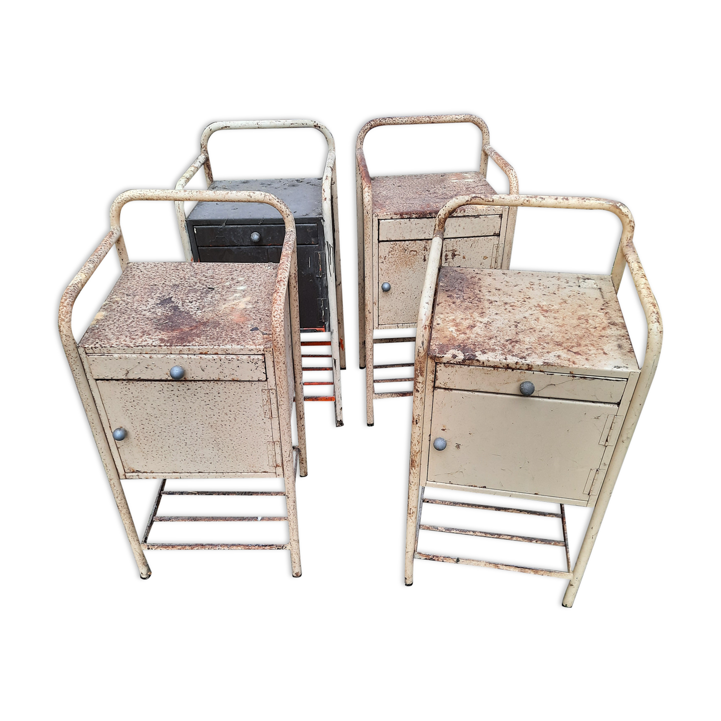 Industrial bedside table year 30