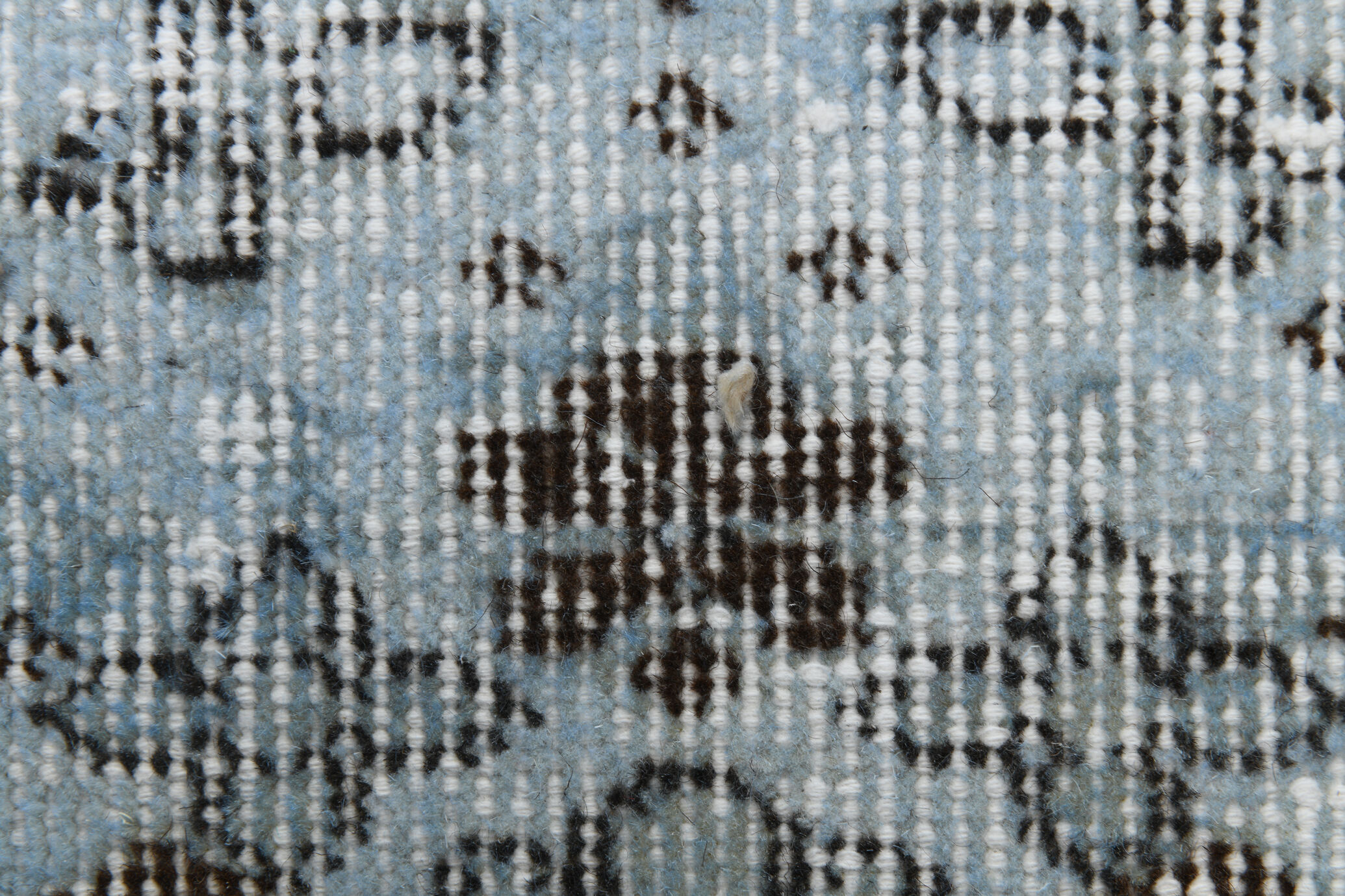 5x8 faded blue handmade turkish rug 260x150cm