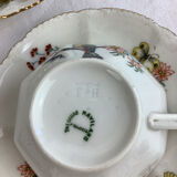 6 tasses & soucoupes haviland made in france limoges