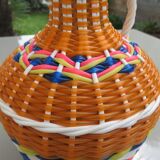 Viresa scoubidou bottle 60 70s