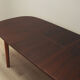 Table en palissandre, design danois, années 1970, fabriquée au Danemark