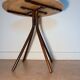 Side table with tapered legs