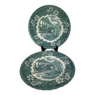 Vintage plates (set of 2)