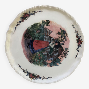 Obernai Sarreguemines pie dish