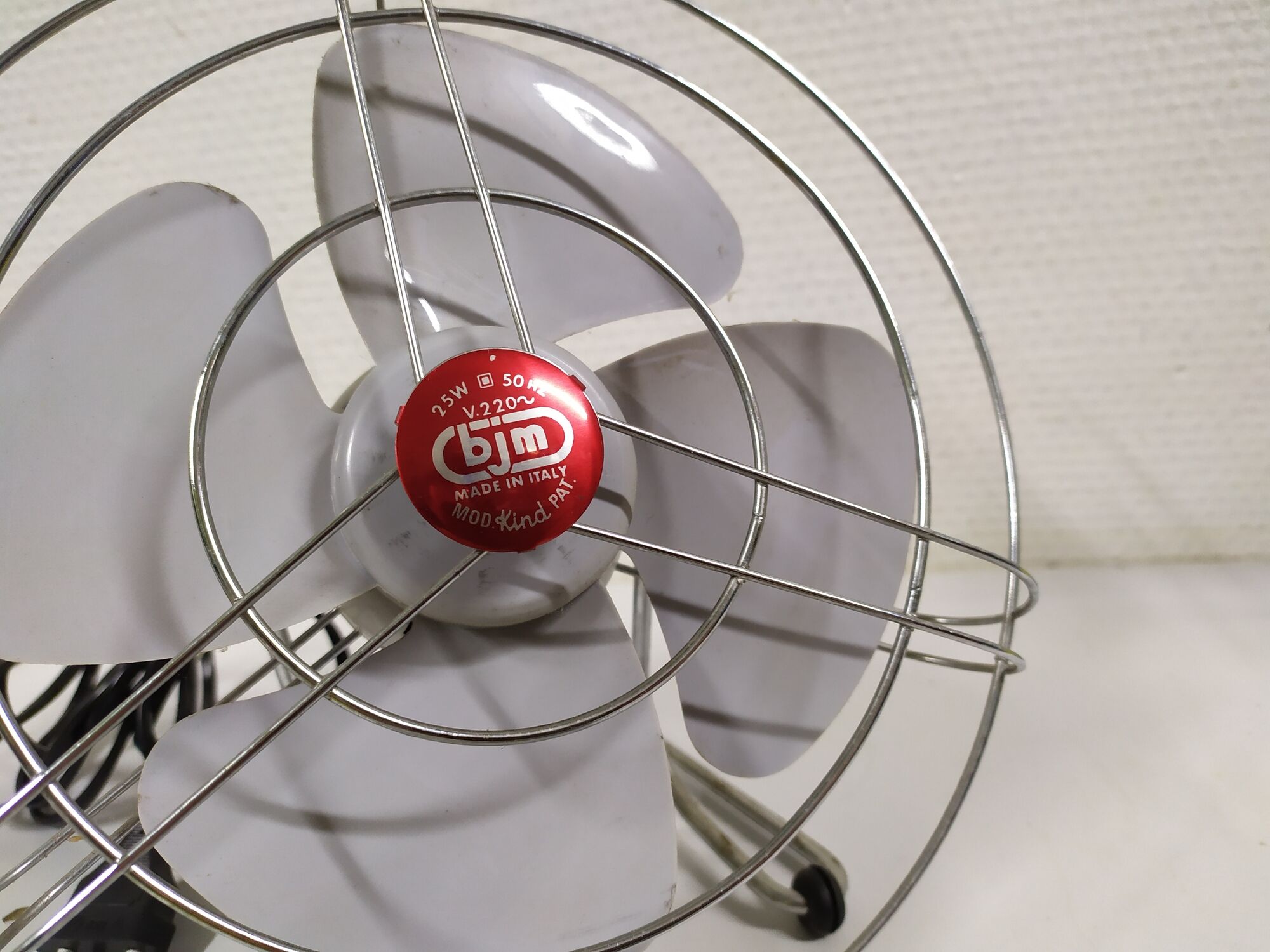 Fan vintage djm king made in italy - year 1960 - 70