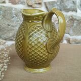 Green sarreguemines pitcher