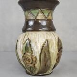 Vase Art déco en grès Eugène Losson