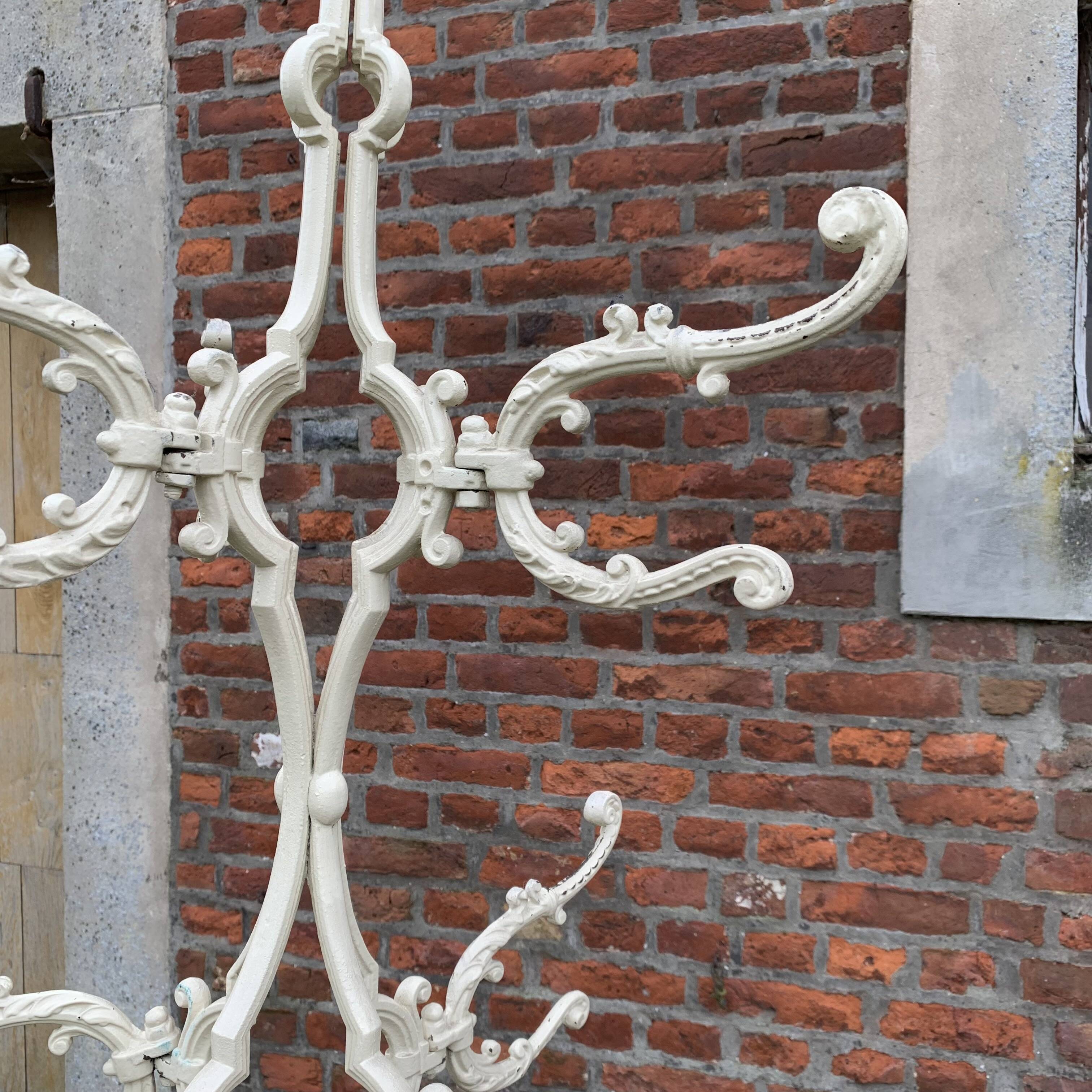 Cast iron coat and umbrella rack 1900