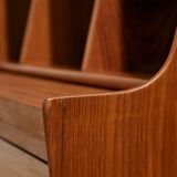Restored teak bureau desk