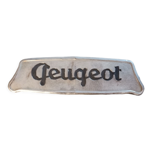Plaque monogramme Peugeot 1940