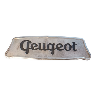 Plaque monogramme Peugeot 1940