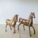 Chevaux en laiton