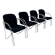 Chaises danoises en fil de fer par Alfred Homann pour Gispen, années 1970
