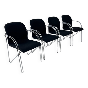 Danish Wire Chairs by Alfred Homann for Gispen, 1970s