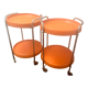 Duo de dessertes 70's
