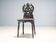 Hand-Carved Chair with Siren Motif, Late 19th Century, Europe