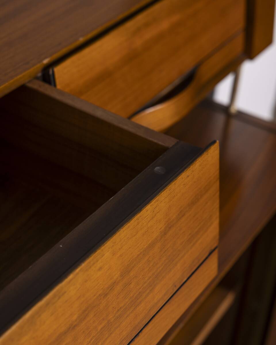Vintage 1970s teak sideboard, designed by Barovero