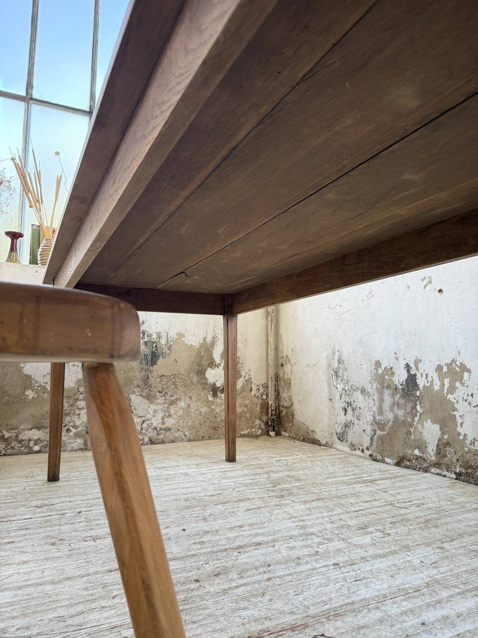 Oak farmhouse table 200cm