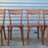Set of 4 Baumann bistro chairs