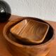 Set 2 Plats en bois vintage
