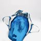 XXL Murano Vase Fratelli Toso Sommerso Blue 44cm 4.7kg Labelled 70s