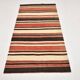 Tapis Kilim vintage fait main, petit format, 101 x 195 cm