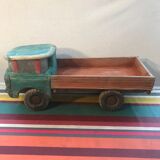 Ancien jouet camion benne bois jeu vintage