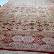 Tapis Vintage Sivas Turc en Laine, Années 1960, Design Géométrique