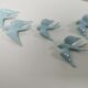 Batch of swallows in ceramic