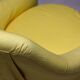 Chair Marco Zanuso Martingala - Bright yellow cotton fabric