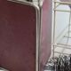 Old triptych barber mirror