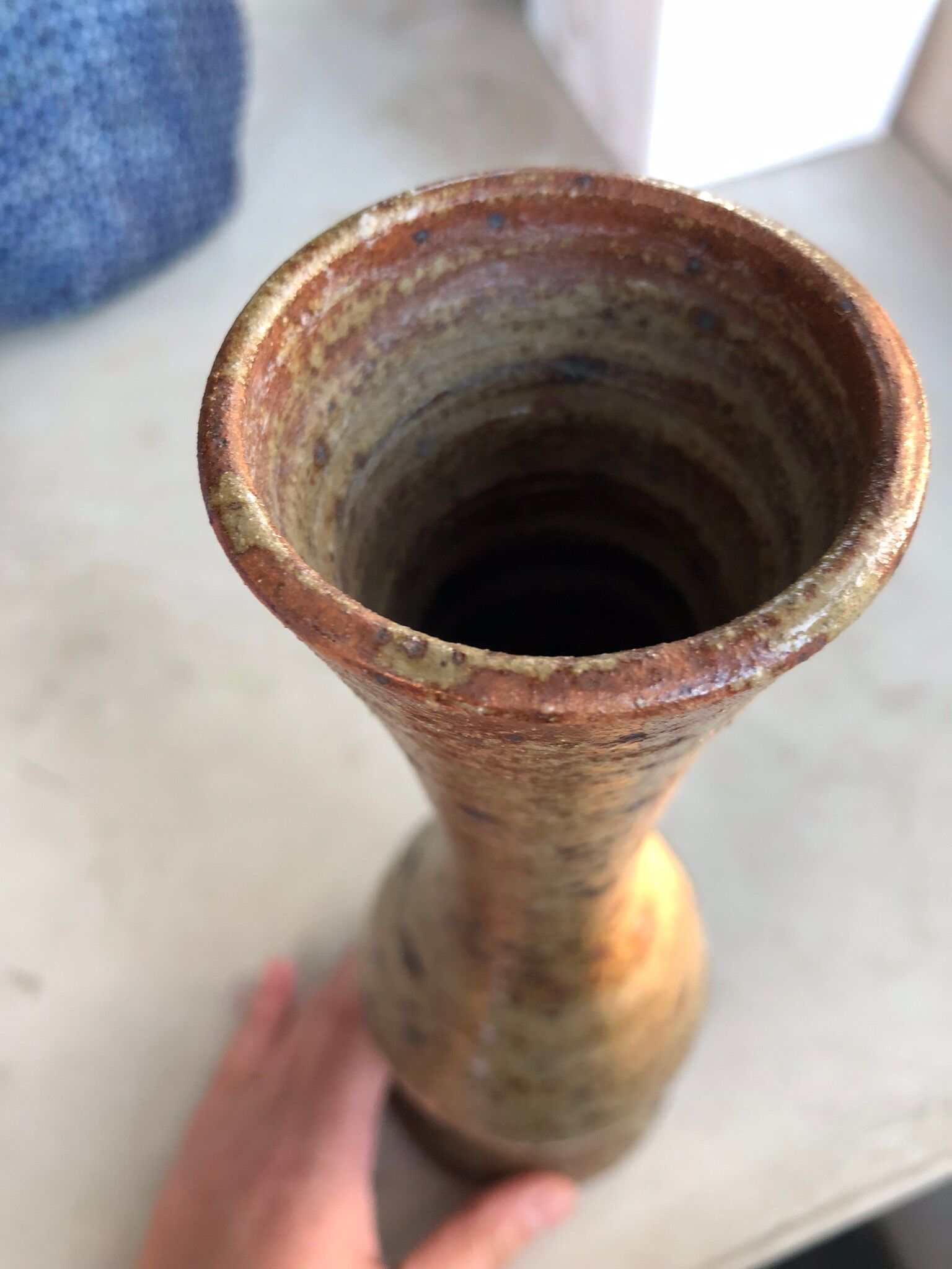 Old stoneware vase