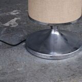 1970 See Delmas design light shade canvas and metal chrome