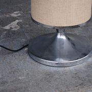 1970 See Delmas design light shade canvas and metal chrome