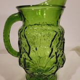 Carafe en verre gaufré Marguerite