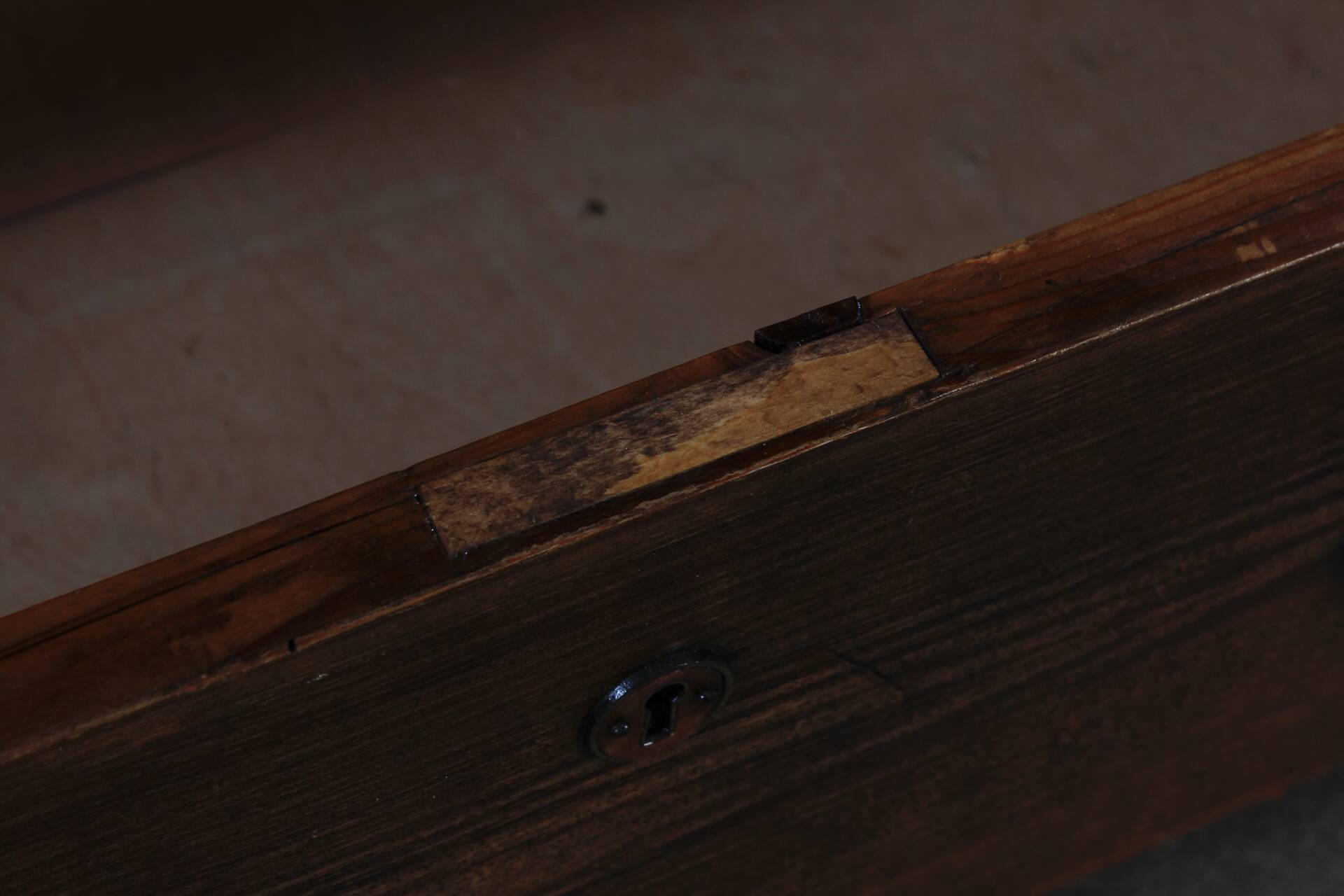 Vintage Weichholz Bauernkommode Schubladenschrank 60er